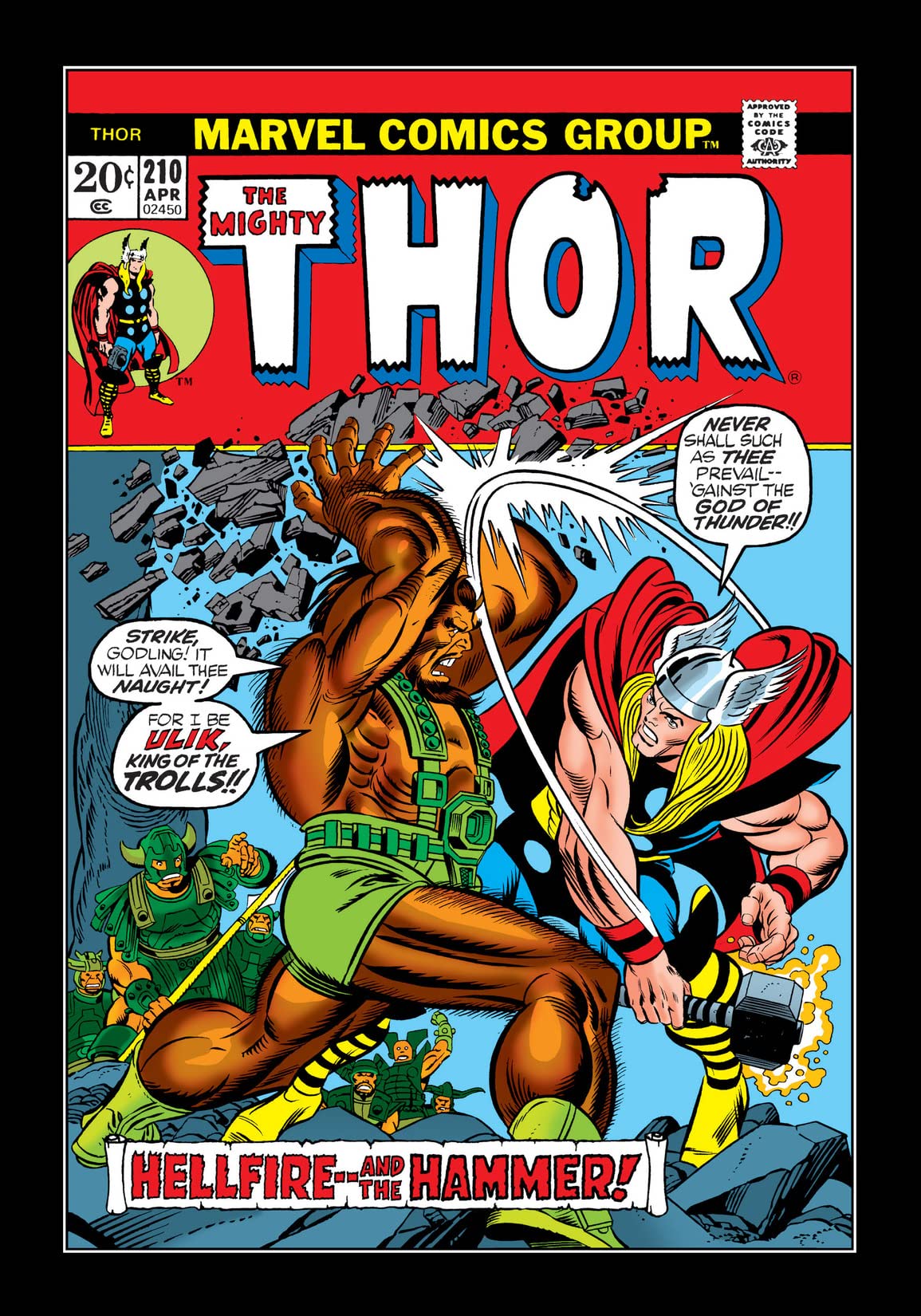 Thor #210 cover