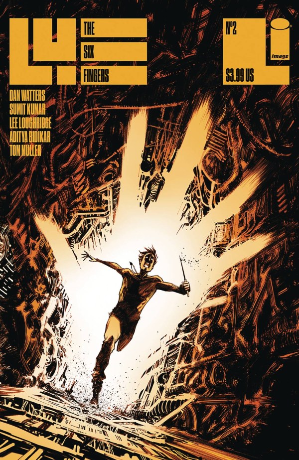 The Six Fingers #2 cover