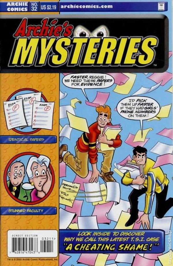 Archie's Mysteries #32 cover
