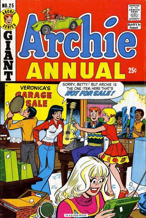 Archie Annual #25 cover