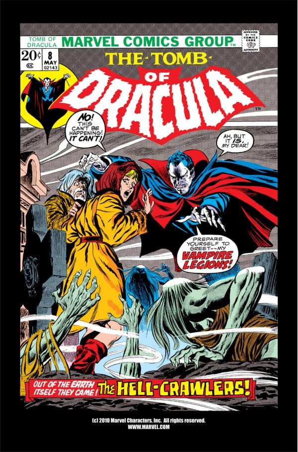 Tomb of Dracula #8 cover