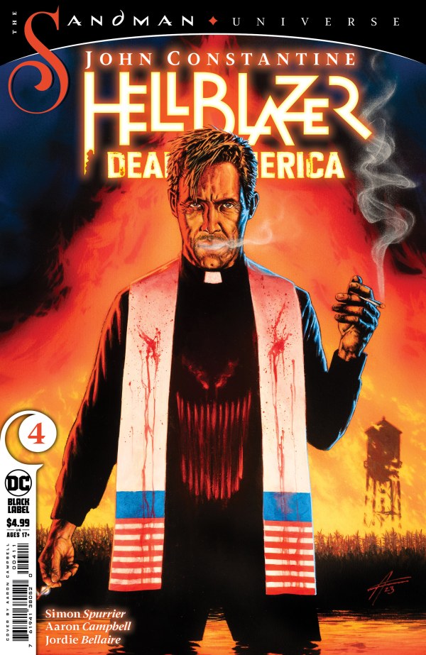 John Constantine, Hellblazer: Dead in America #4 cover