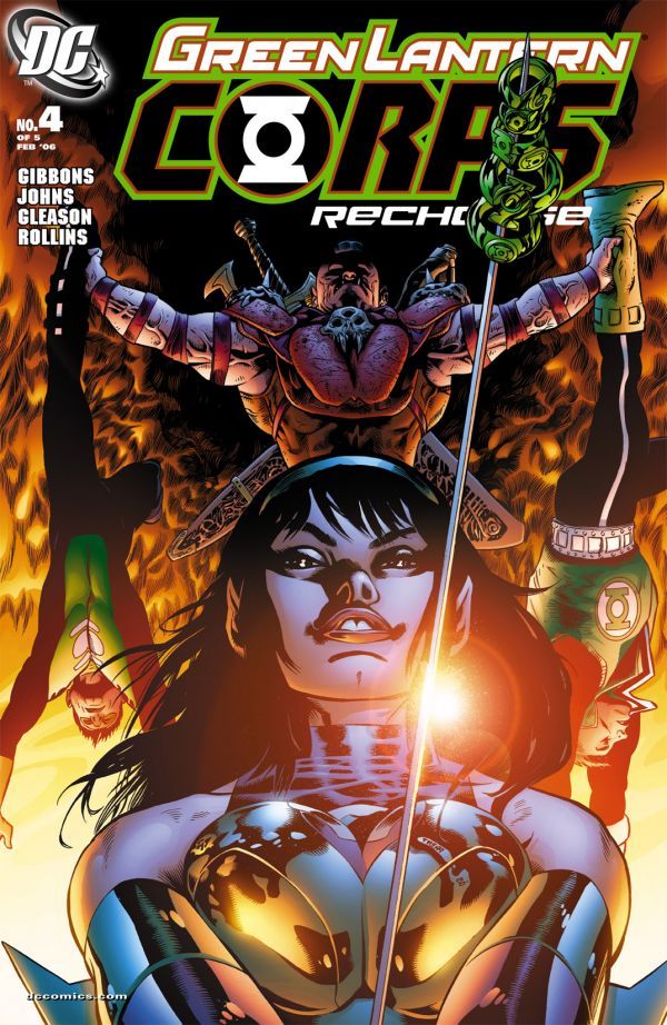 Green Lantern Corps: Recharge #4 cover