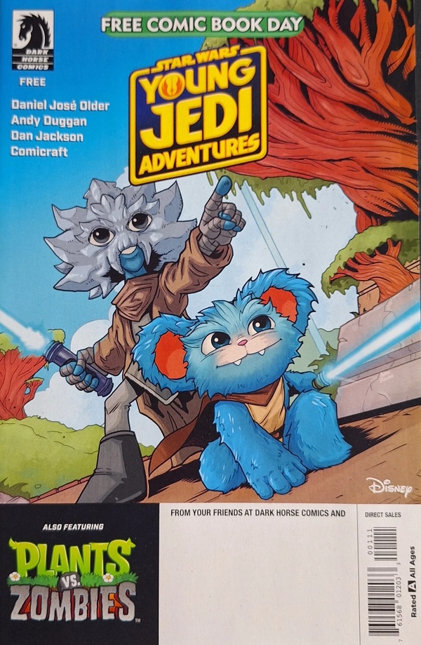 Free Comic Book Day 2024: All Ages [Star Wars Young Jedi Adventures / Plants vs. Zombies] #1