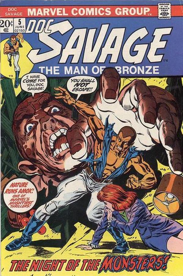 Doc Savage #5 cover