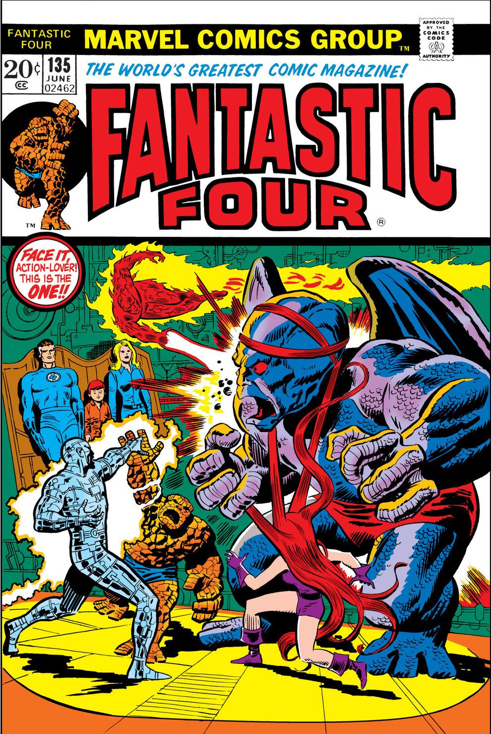 Fantastic Four #135 cover