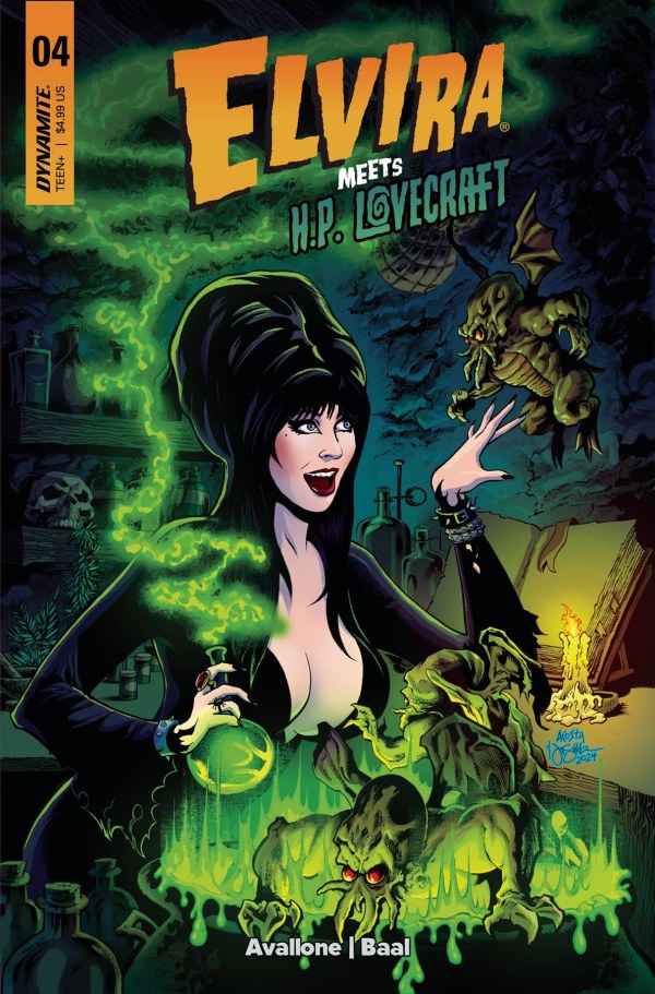 Elvira Meets H.P. Lovecraft #4 cover