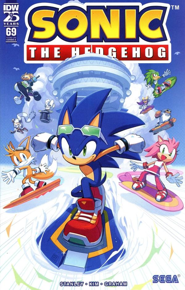 Sonic the Hedgehog #69 cover