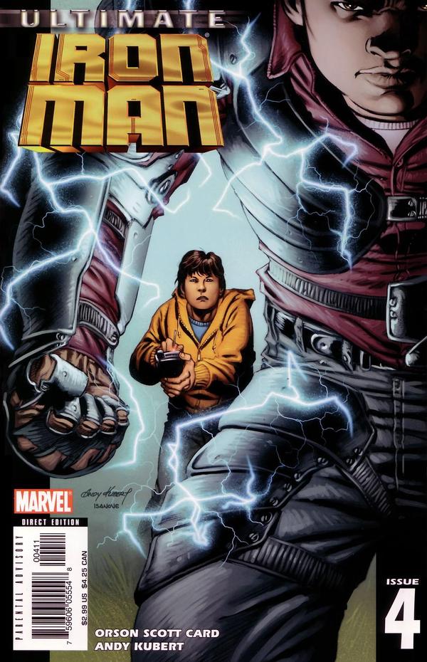 Ultimate Iron Man #4 cover