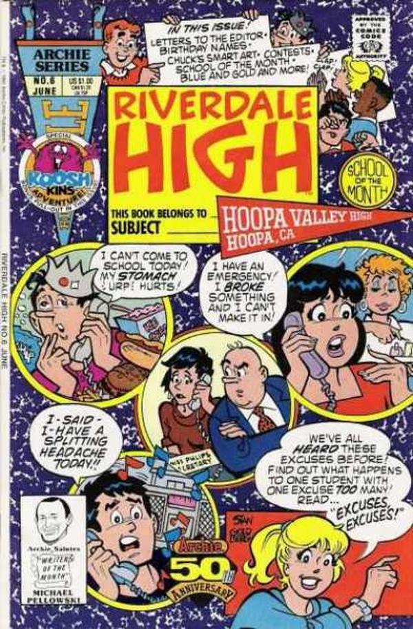 Riverdale High #6 cover