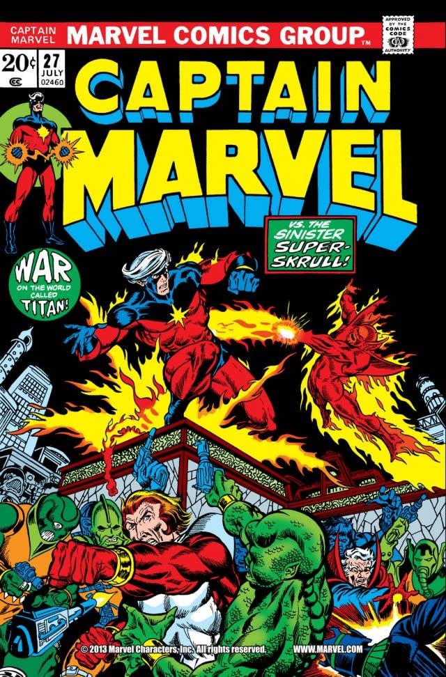 Captain Marvel #27 cover
