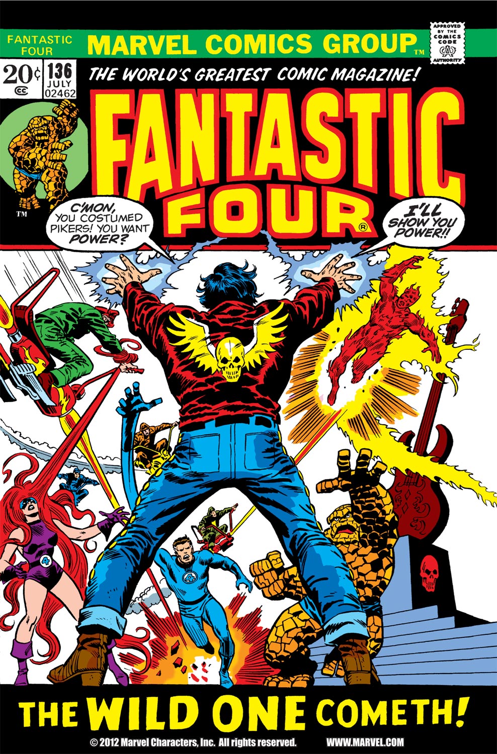 Fantastic Four #136 cover