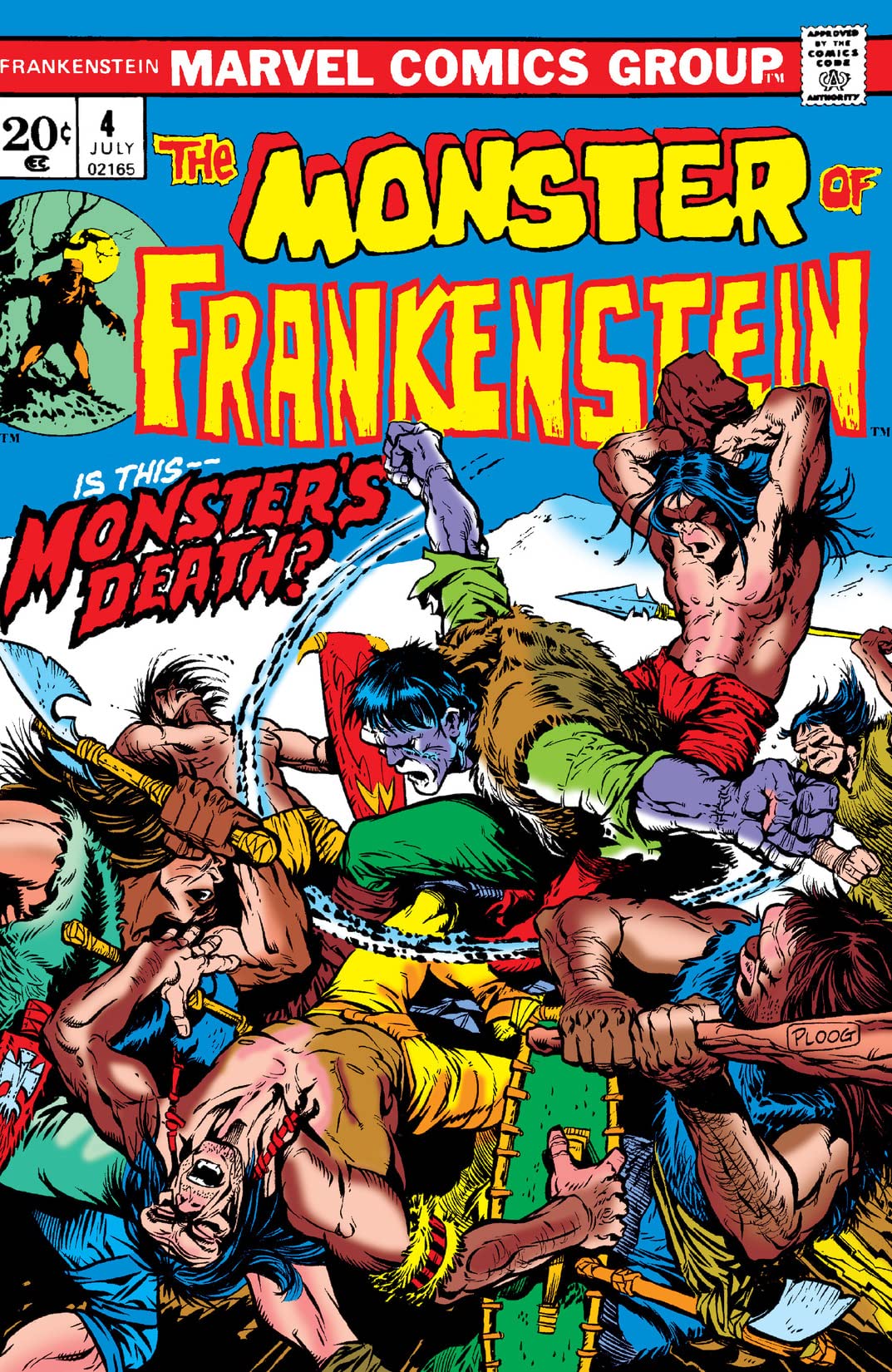 Frankenstein #4 cover