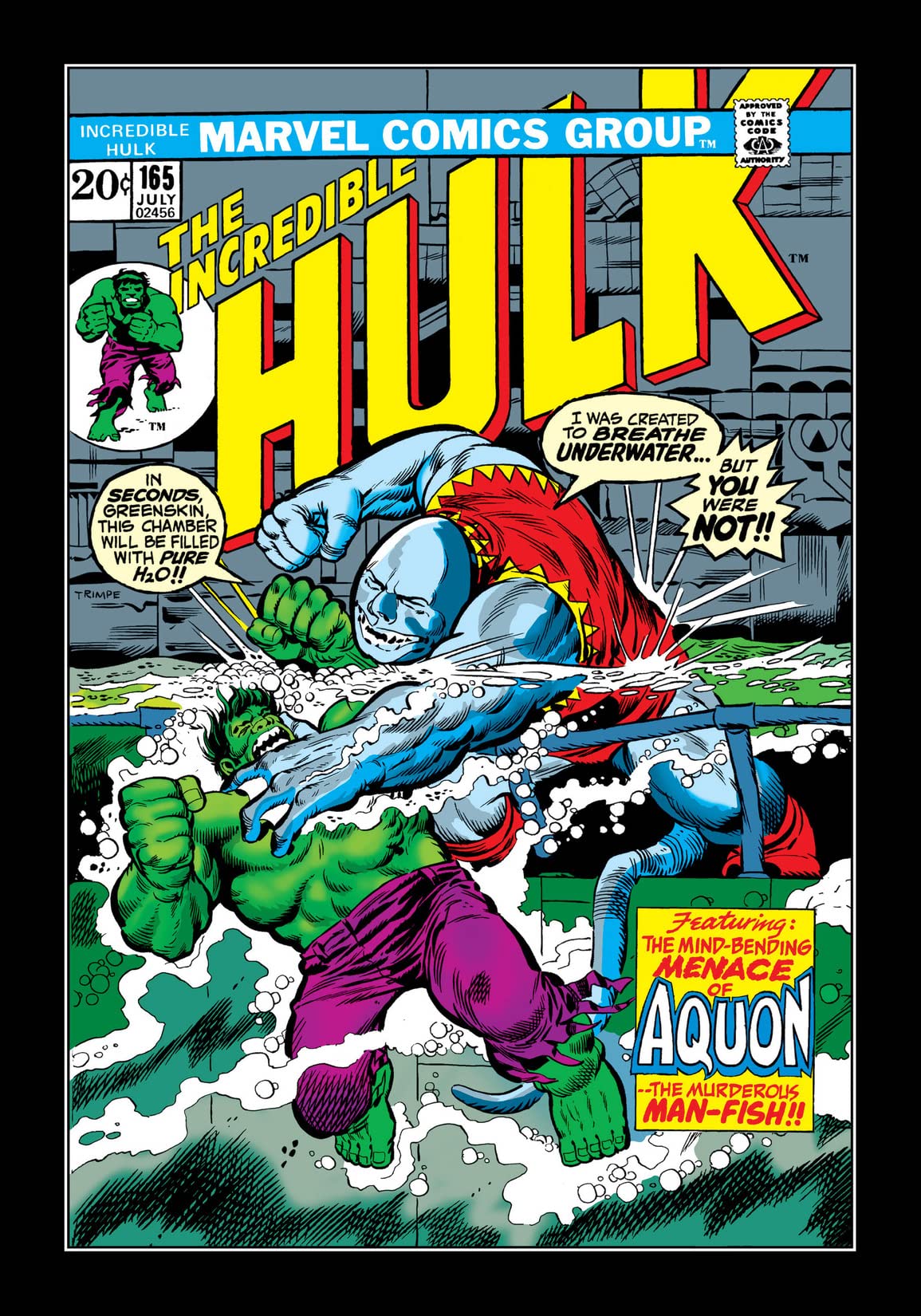 The Incredible Hulk #165 cover