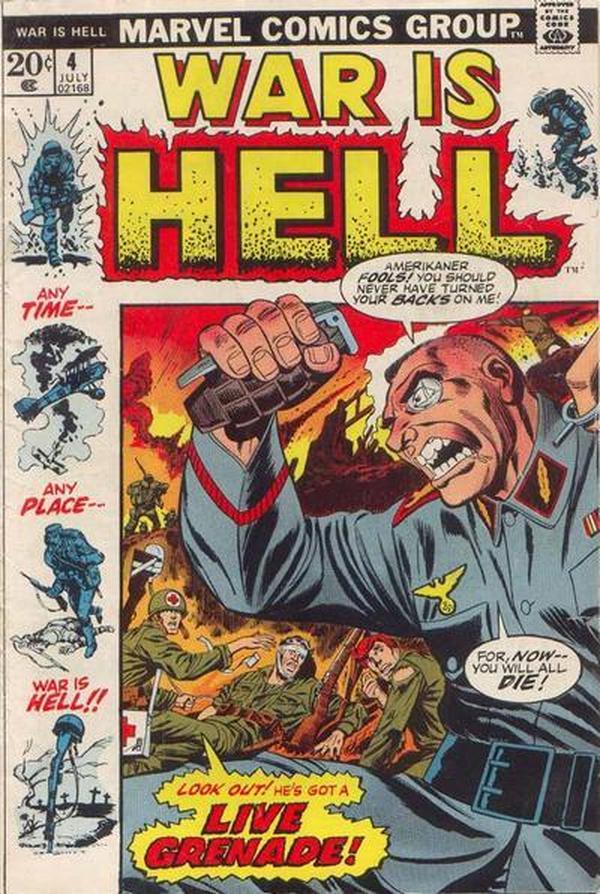 War Is Hell #4 cover