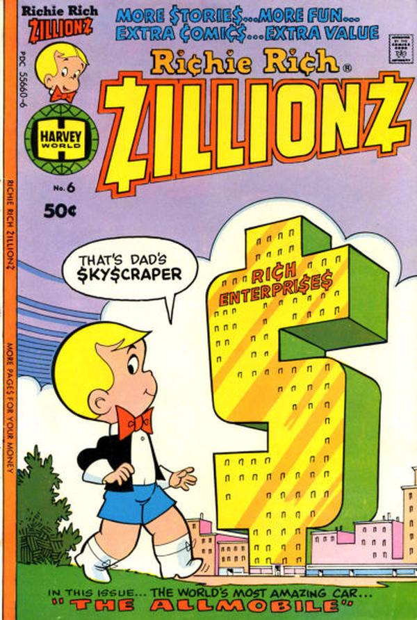 Richie Rich Zillionz #6 cover