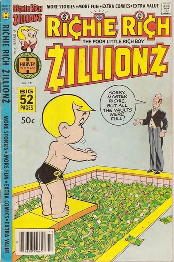Richie Rich Zillionz #12 cover