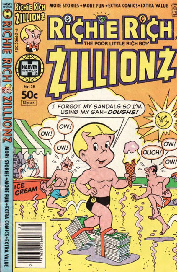 Richie Rich Zillionz #28 cover