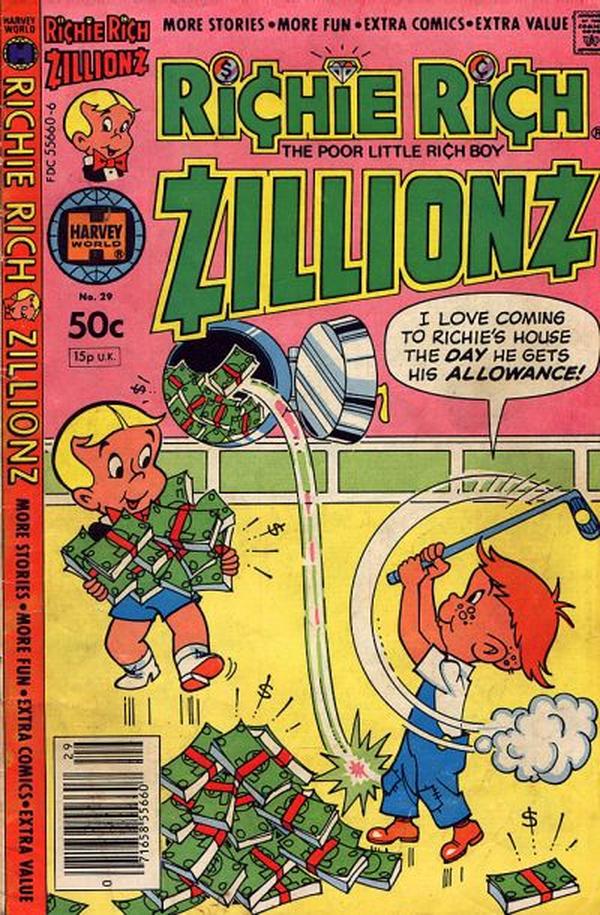 Richie Rich Zillionz #29 cover