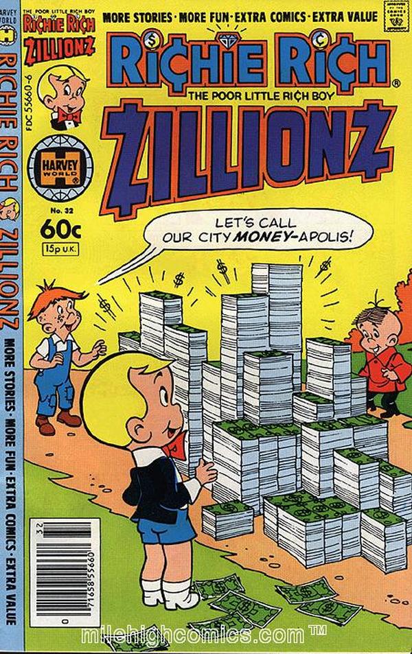 Richie Rich Zillionz #32 cover