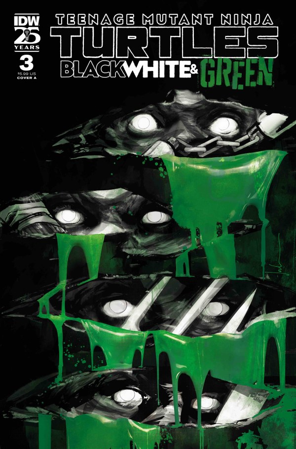 Teenage Mutant Ninja Turtles: Black White & Green #3 cover