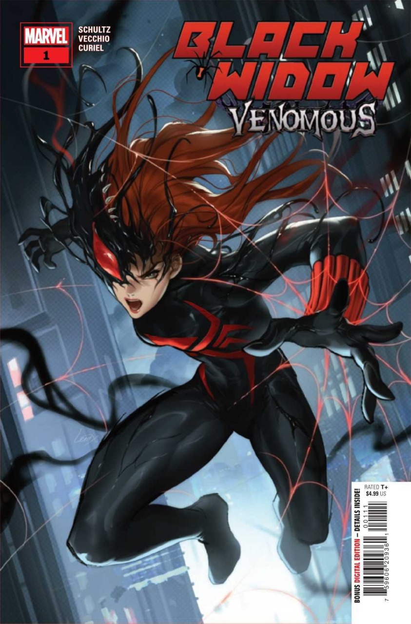 Black Widow: Venomous #1 cover