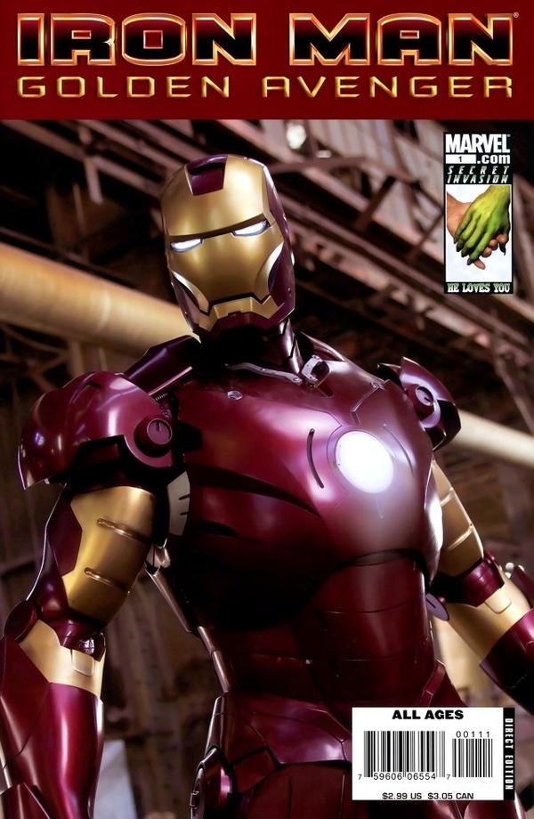 Iron Man: Golden Avenger #1 cover