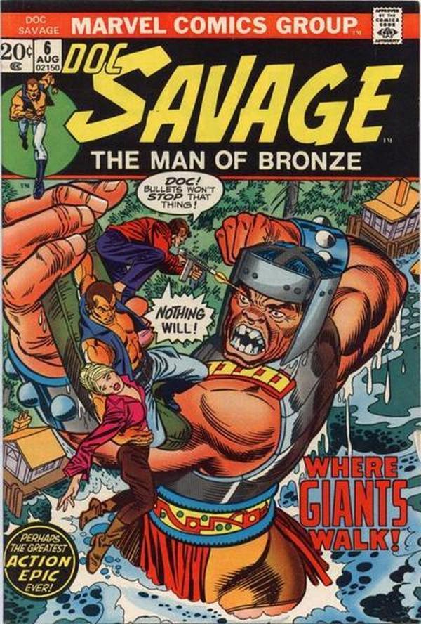 Doc Savage #6 cover