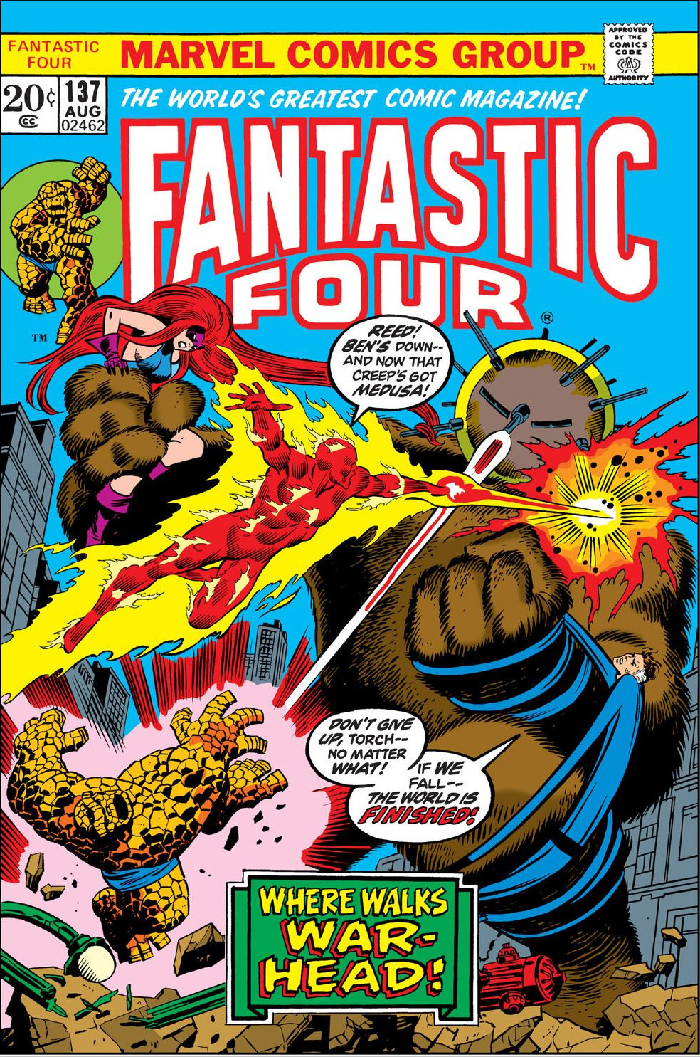 Fantastic Four #137 cover