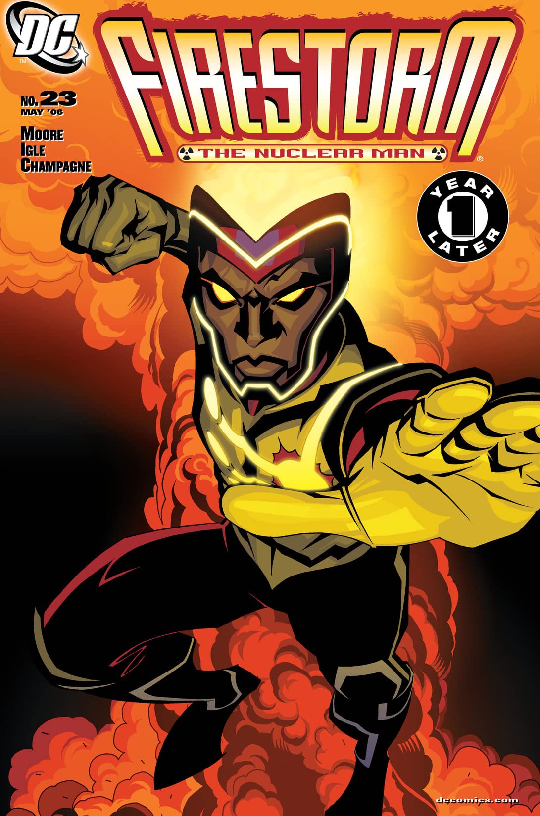 Firestorm: The Nuclear Man #23 cover