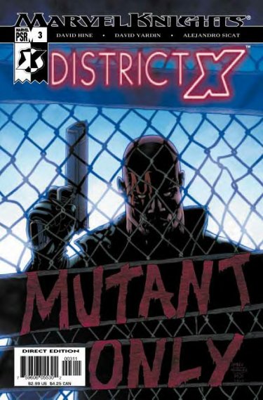 District X #3 cover
