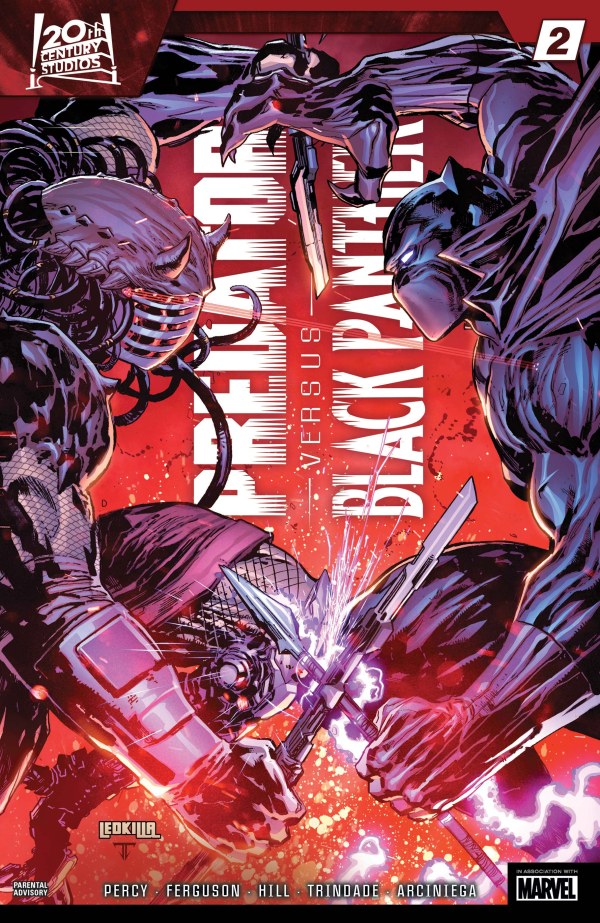 Predator vs. Black Panther #2 cover
