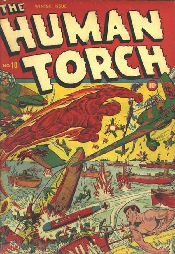The Human Torch #10 cover