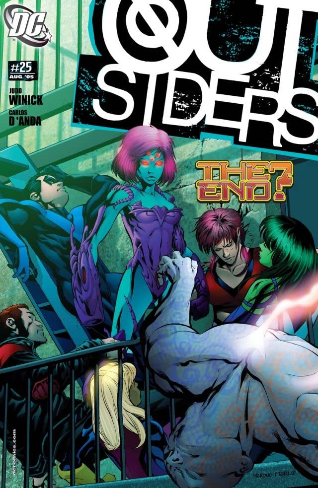 Outsiders #25 cover