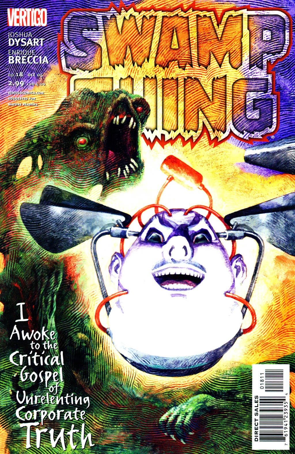 Swamp Thing #18 cover