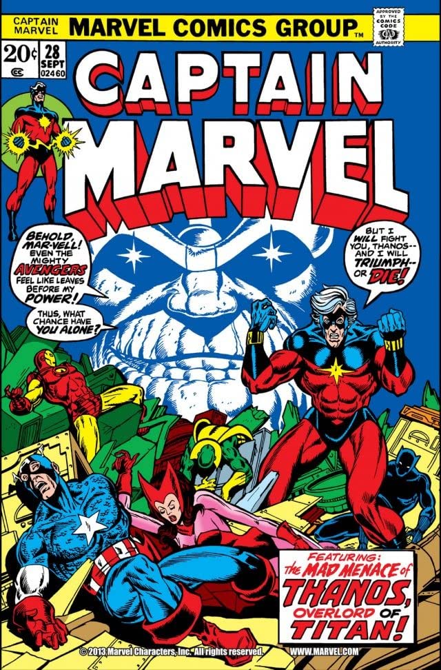 Captain Marvel #28 cover