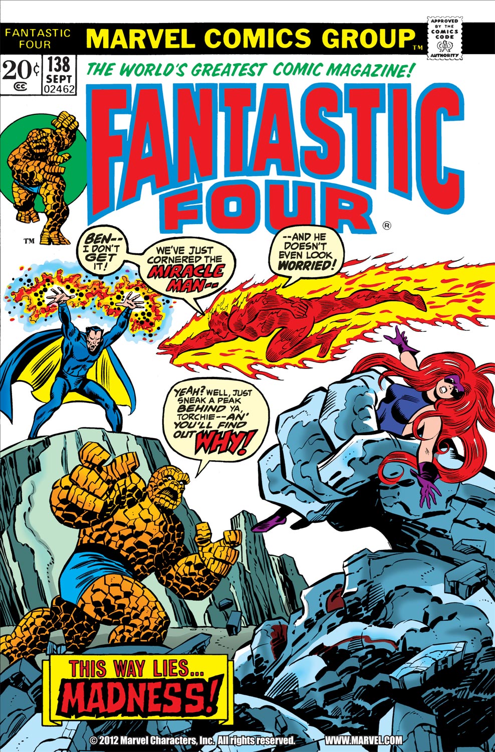 Fantastic Four #138 cover