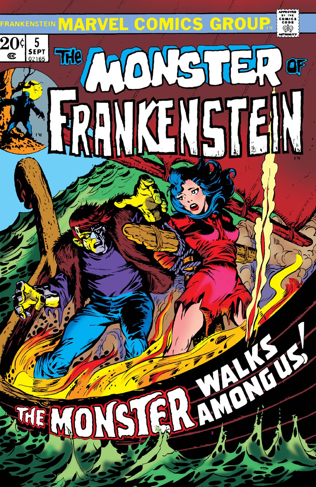 Frankenstein #5 cover
