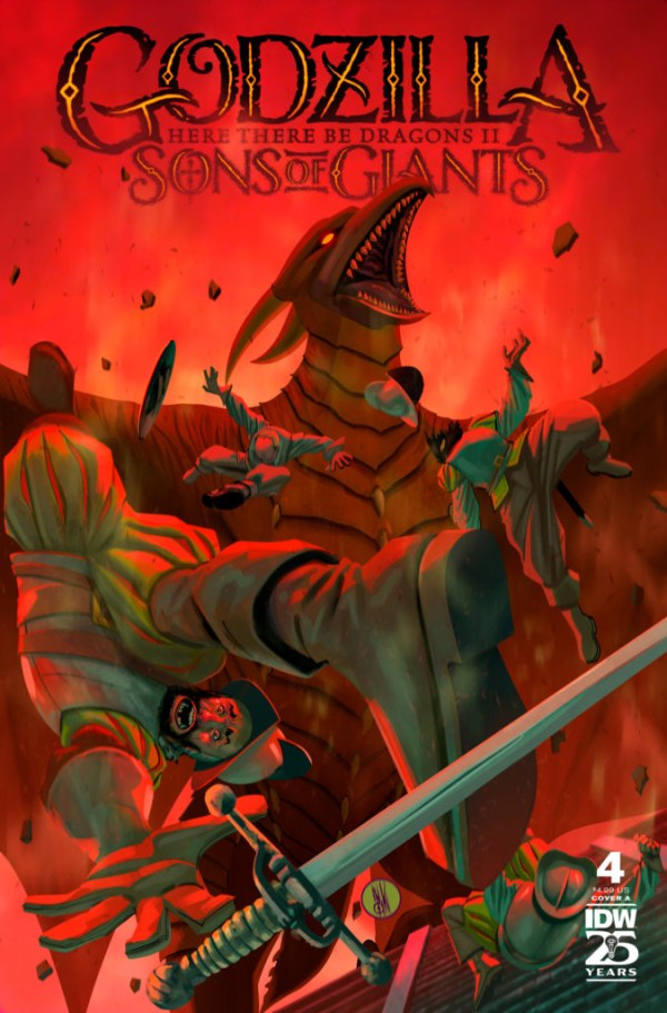 Godzilla: Here There Be Dragons II: Sons of Giants #4 cover