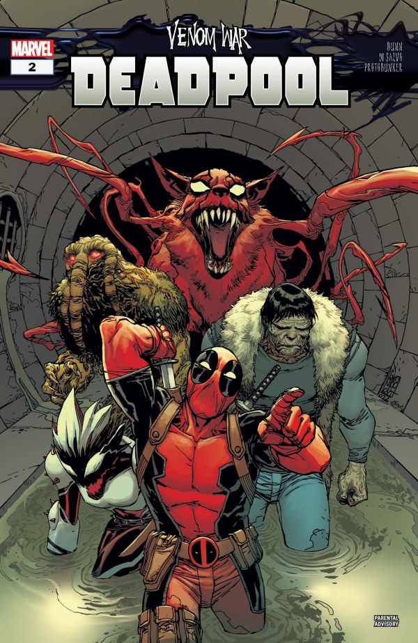 Venom War: Deadpool #2 cover