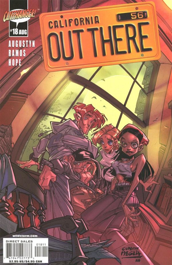 Out There #18 cover