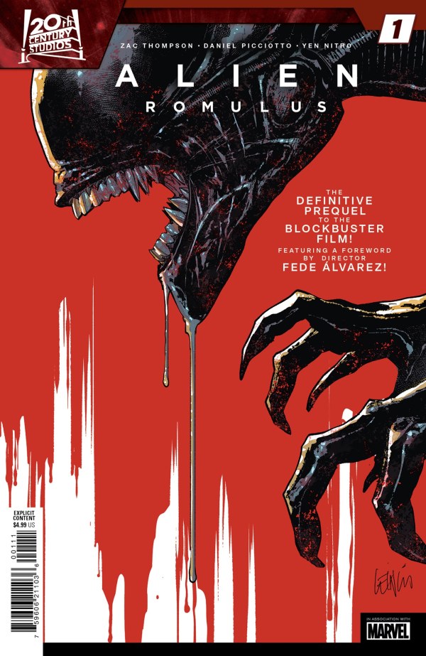 Alien: Romulus #1 cover