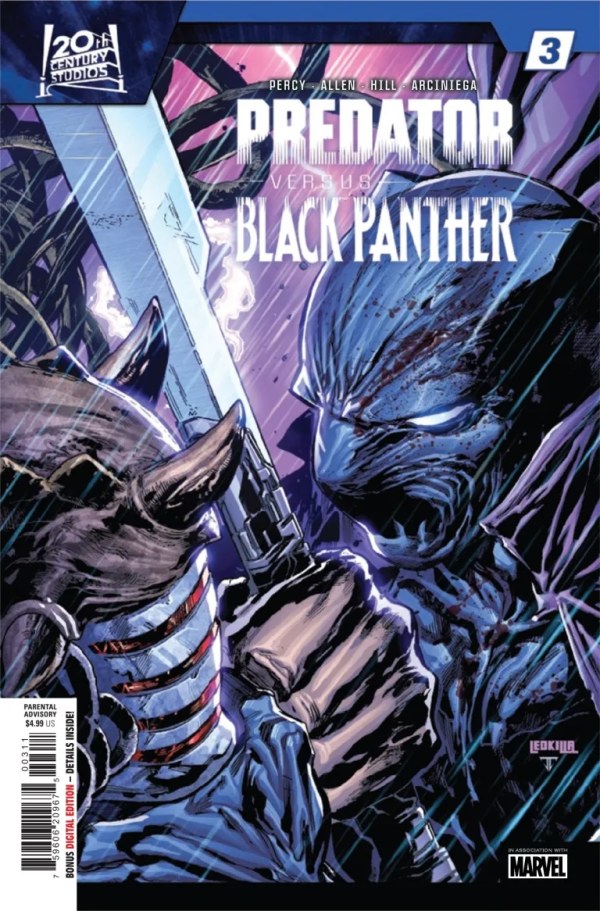 Predator vs. Black Panther #3 cover