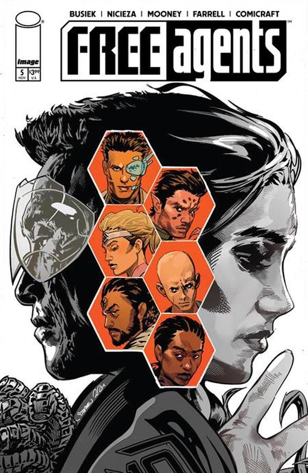 Free Agents #5 cover