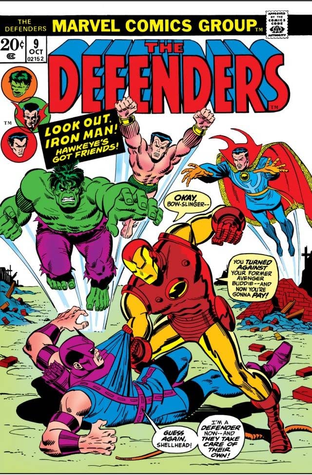 The Defenders #9 cover