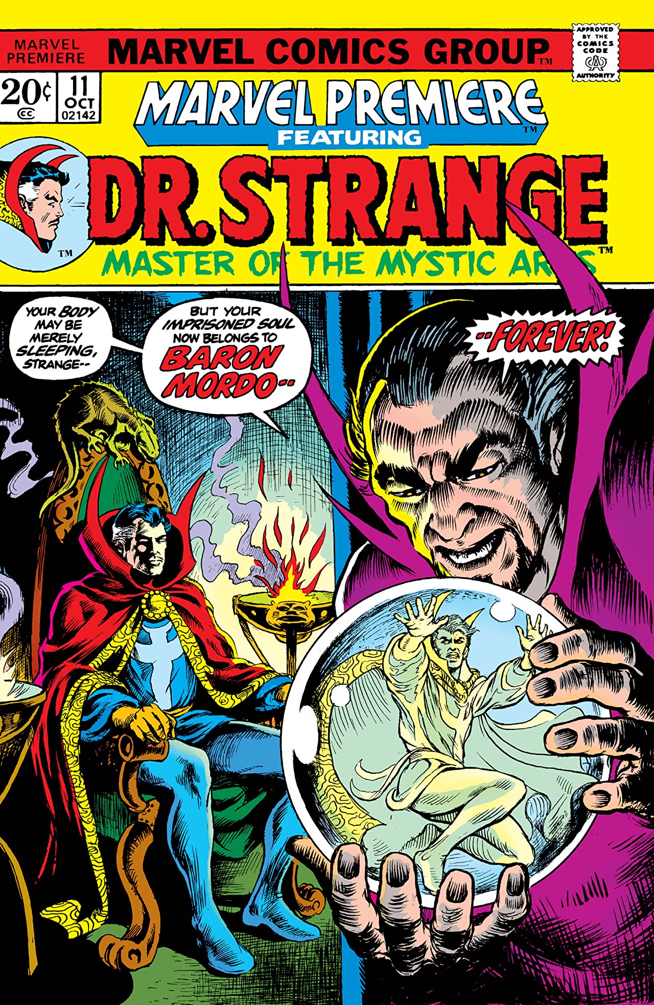 Marvel Premiere #11 cover