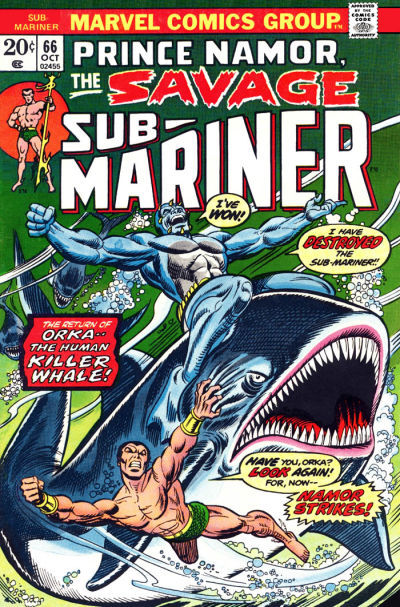 Sub-Mariner #66 cover
