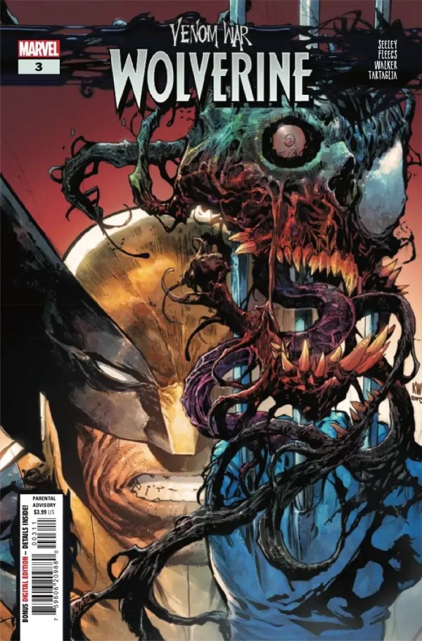 Venom War: Wolverine #3 cover