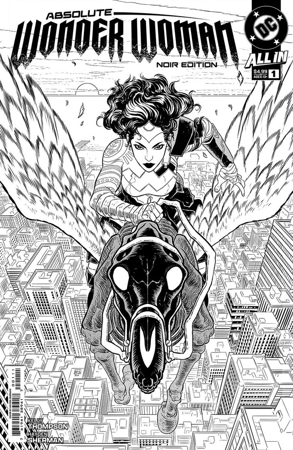 Absolute Wonder Woman Noir Edition #1 cover