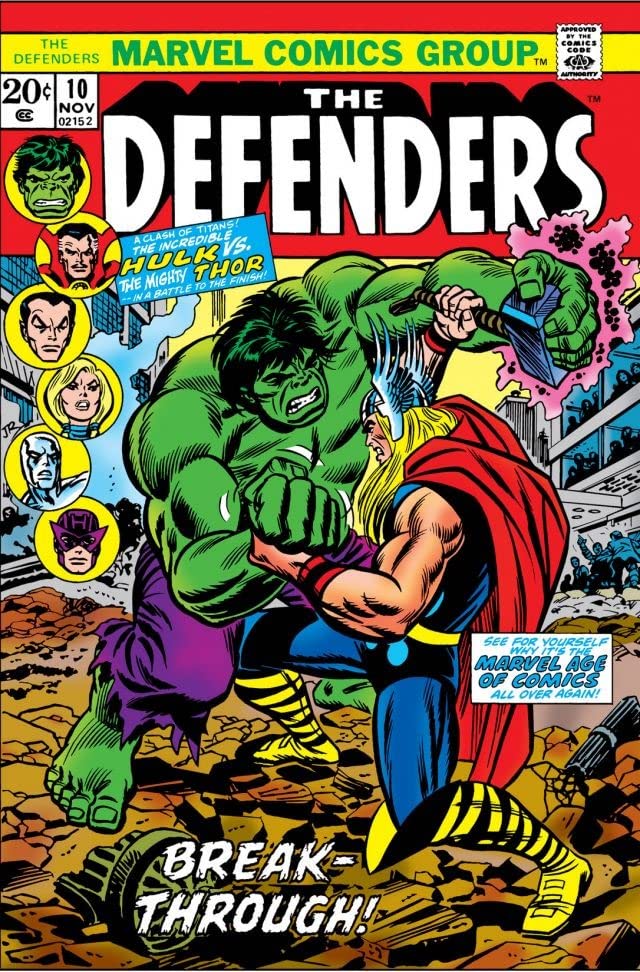 The Defenders #10 cover
